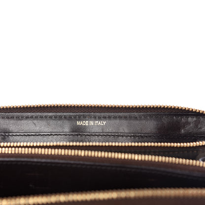Burberry Haymarket Check Large Ziggy Zip Around Wallet Chocolate 7 of 7