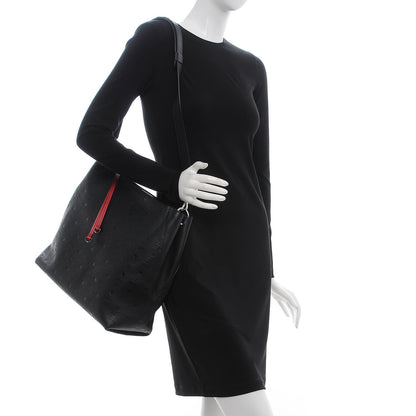 MCM Grained Calfskin Large Klara Hobo Black 2 of 9