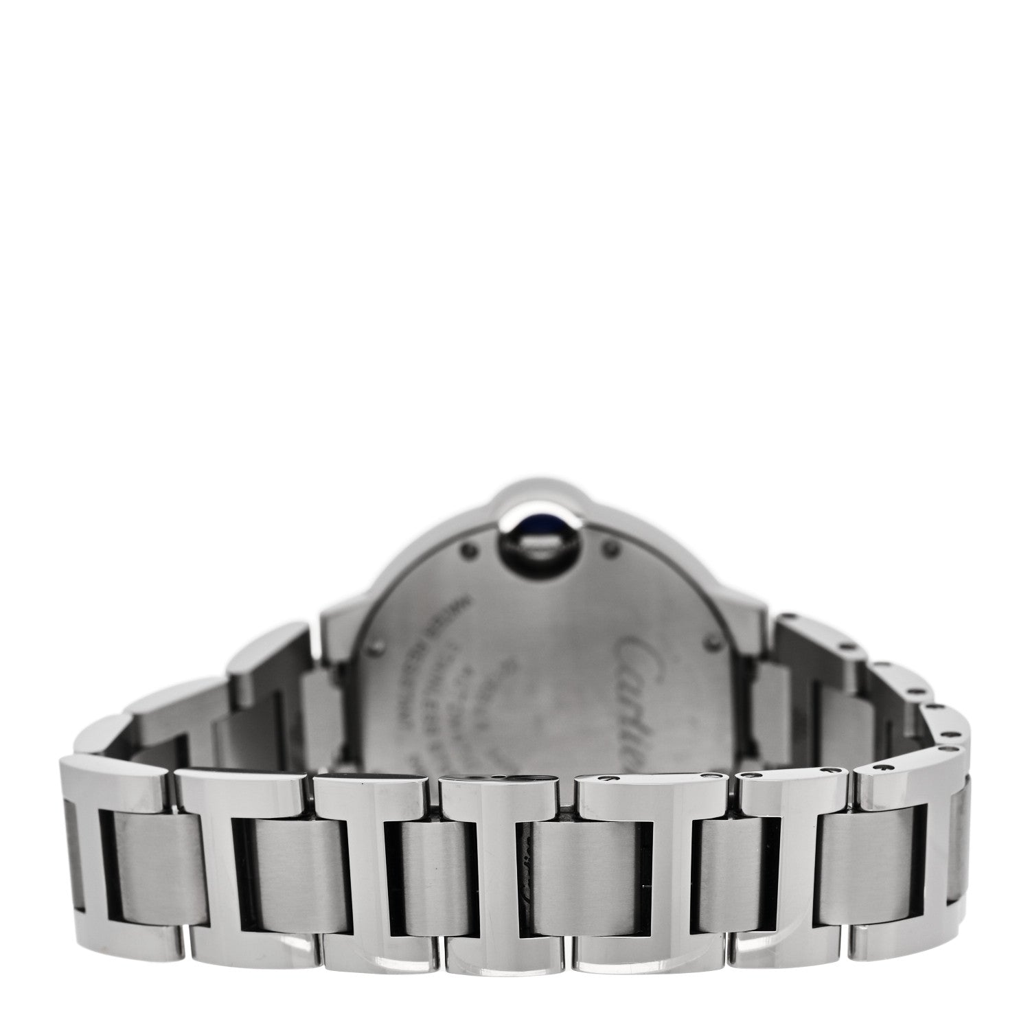 Cartier Stainless Steel Diamond 33mm Ballon Bleu De Cartier Automatic Watch 3 of 5