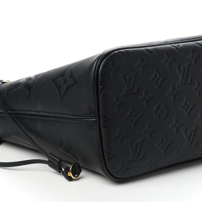 Louis Vuitton Empreinte Monogram Giant Neverfull MM Black 6 of 9