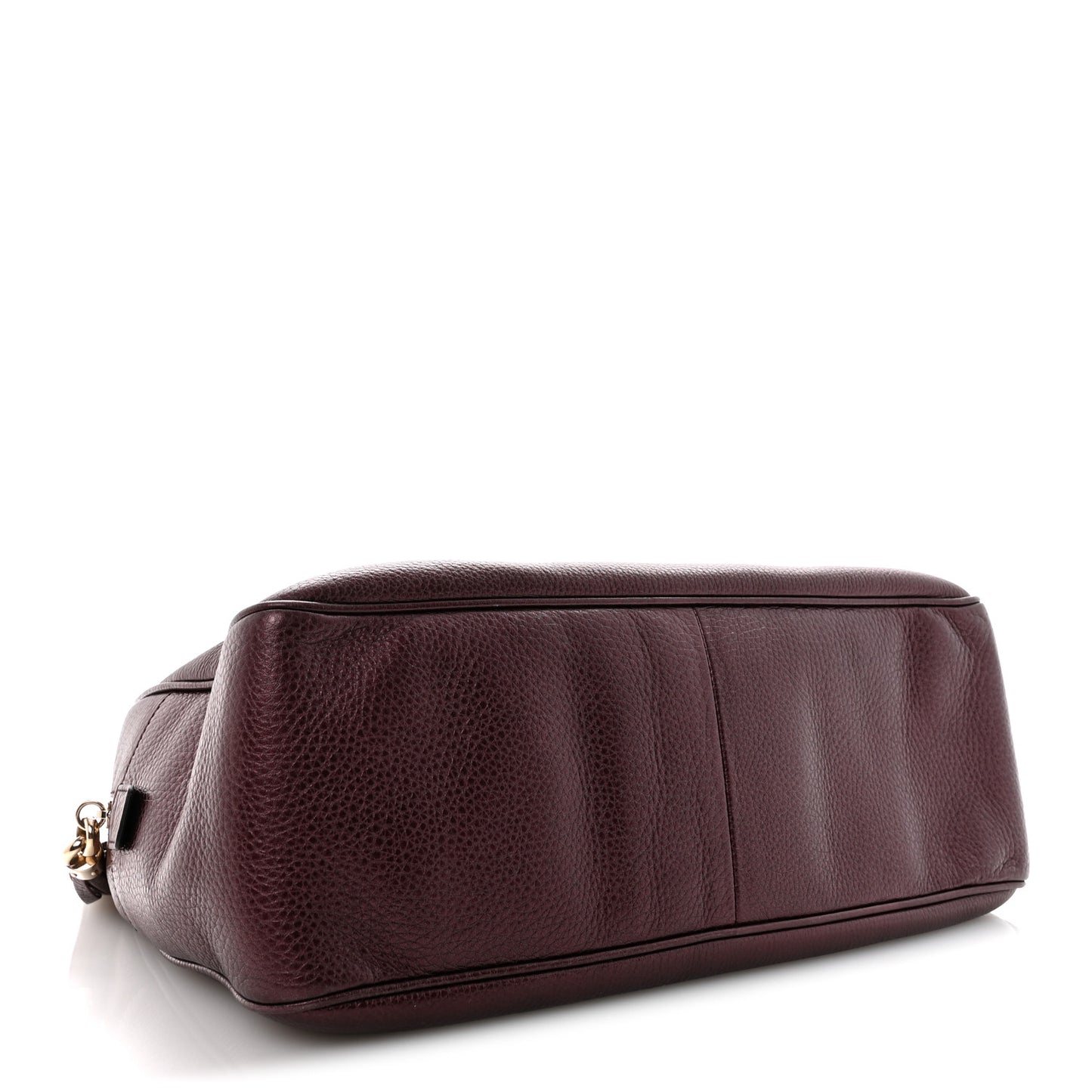 Metallic Cellarius Calfskin Medium Soho Bowler Classic Burgundy