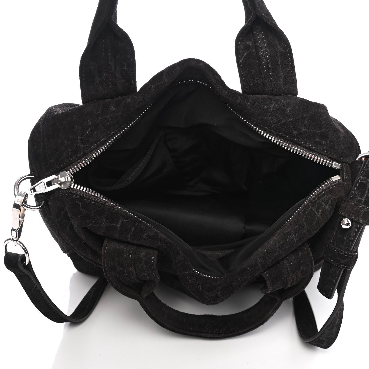 Alexander Wang Tumbled Nubuck Rocco Espresso Rhodium Hardware 4 of 4