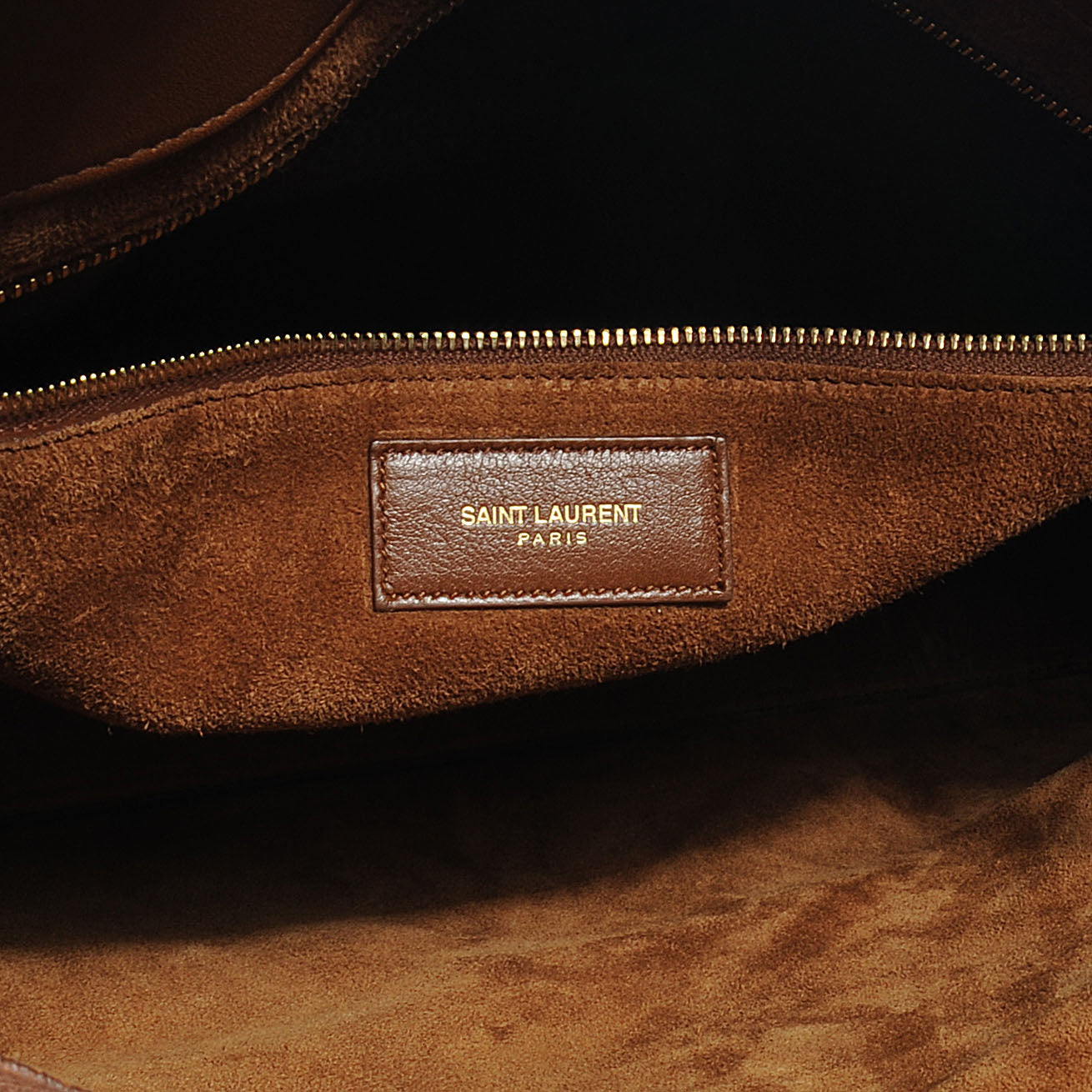 Saint Laurent Leather Large Sac de Jour Havana 6 of 7