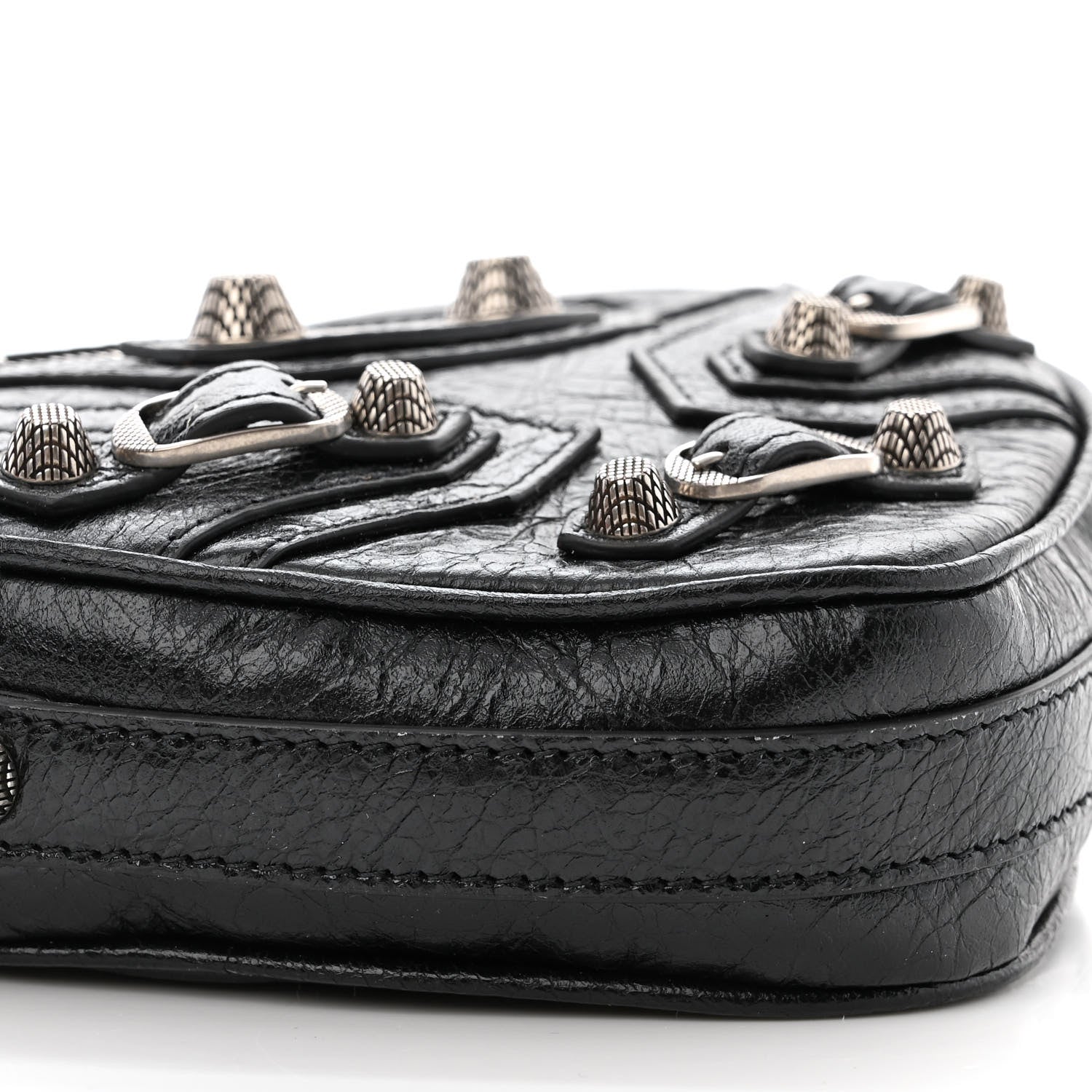 Balenciaga Agneau Arena Mini Le Cagole Heart Bag Black 10 of 11