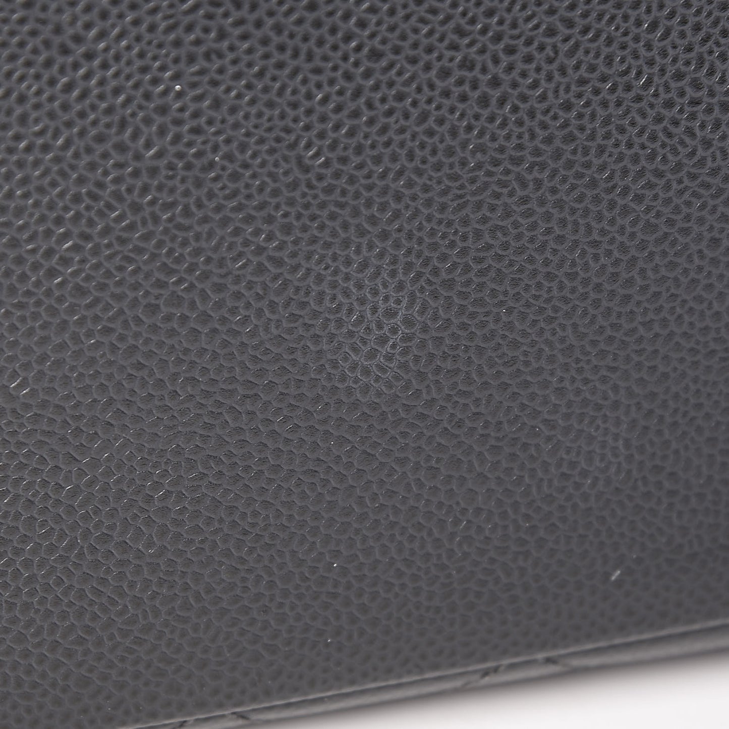 Caviar Quilted XL Grand Shopping Tote GST Dark Grey