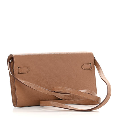 Hermes Chevre Mysore Kelly Wallet To Go Quebracho 3 of 9