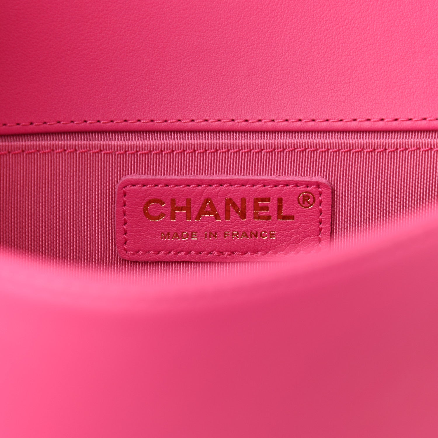 Chanel Calfskin Quilted Medium Boy Flap Fuchsia 6 of 10