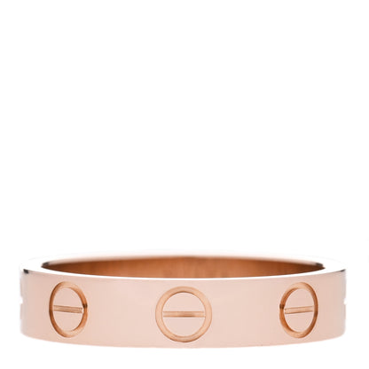 Cartier 18K Pink Gold 3.5mm LOVE Wedding Band Ring 47 4 1 of 4
