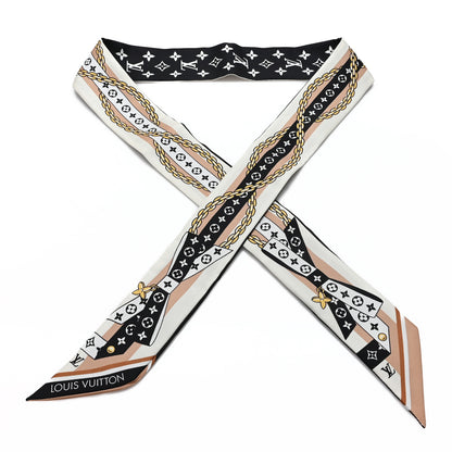 Louis Vuitton Silk Monogram Let's Go BB Bandeau Black 1 of 3