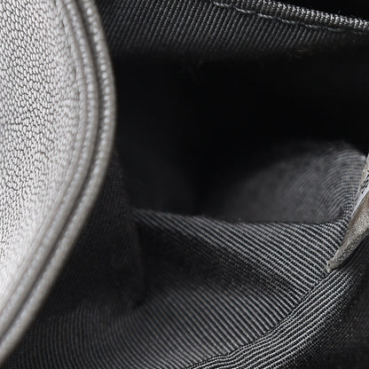 Chanel Caviar Quilted Medium Boy Flap Grey 6 of 9