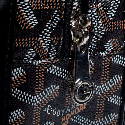 Goyard Goyardine Saint Jeanne MM Bowler Black 9 of 10