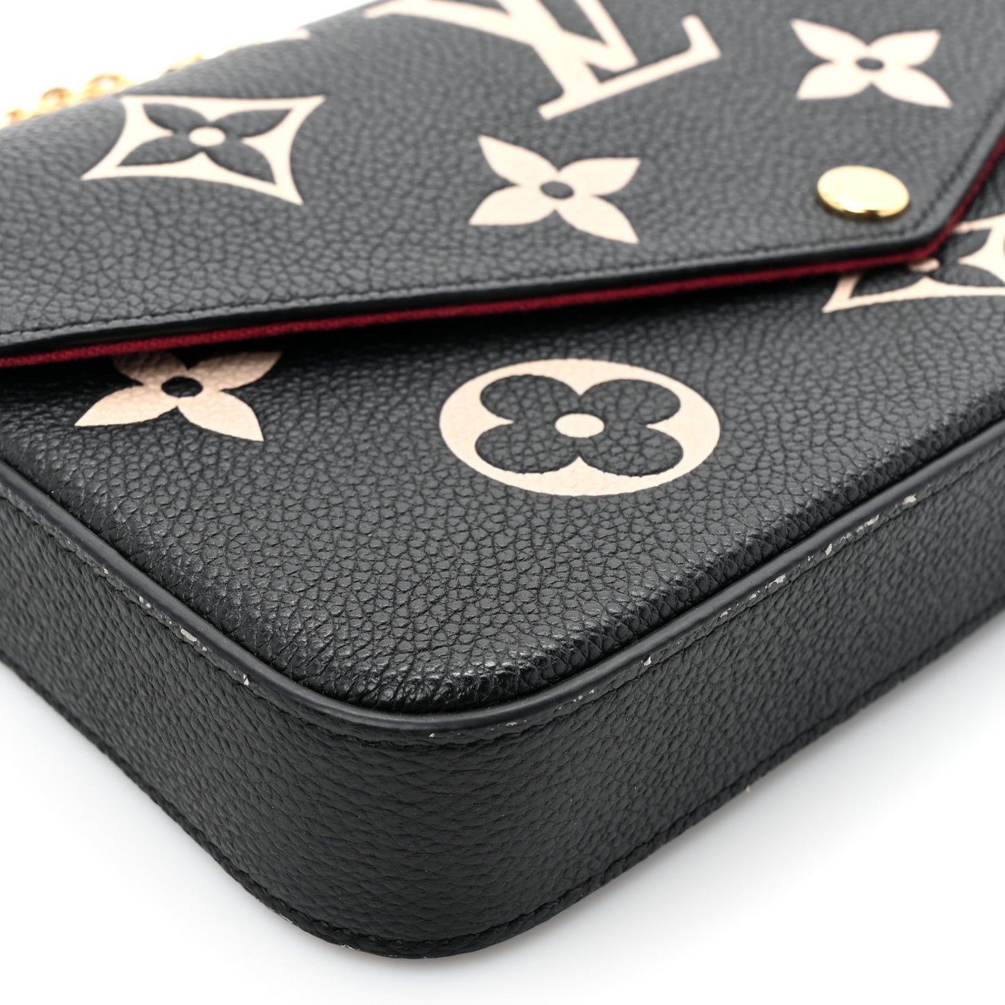 Empreinte Monogram Giant Felicie Pochette Black Beige