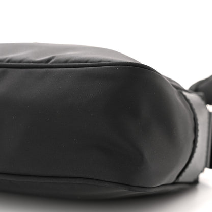Prada Re-Nylon Vela Saffiano Pocket Double Zip Shoulder Bag Black 10 of 10