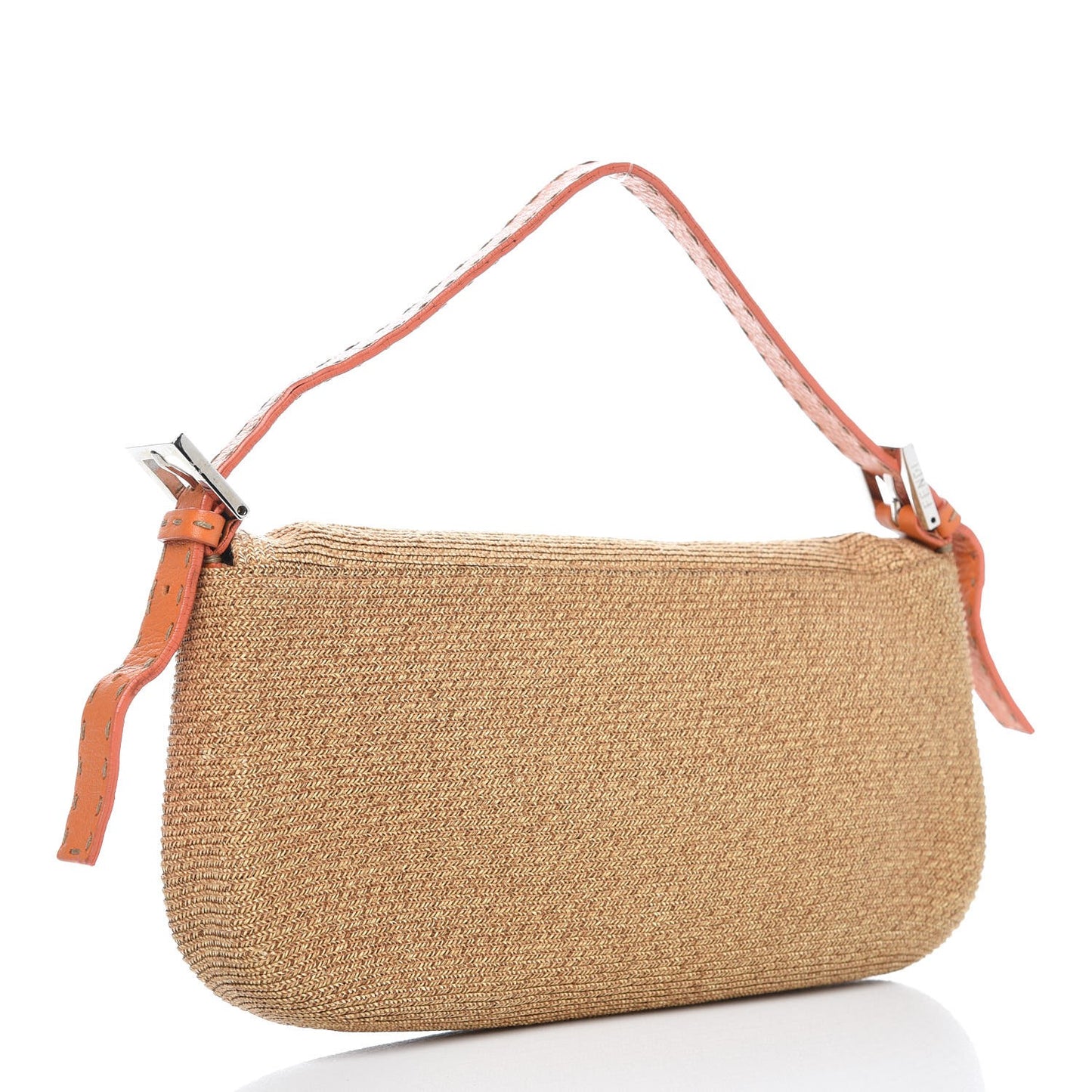 Raffia Baguette Orange