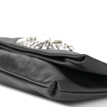 Jimmy Choo Satin Crystal Titania Clutch Blue 10 of 12