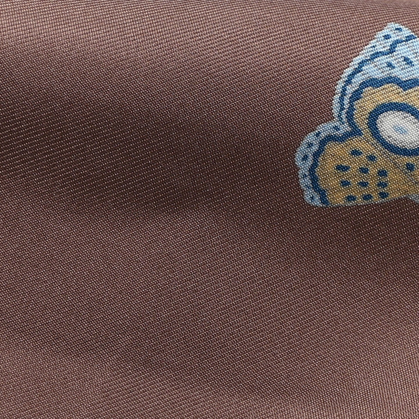 Silk Hermes Story Scarf 90 Marron Glace Bleu