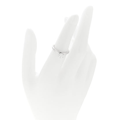 Tiffany Platinum Diamond .50ct Solitaire Engagement Ring 50 5.5 2 of 4