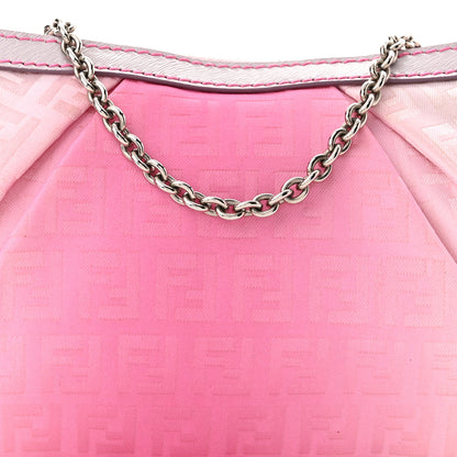 Fendi Zucchino Vitello Ombre Forever Pochette Fuxia Lavanda 7 of 9