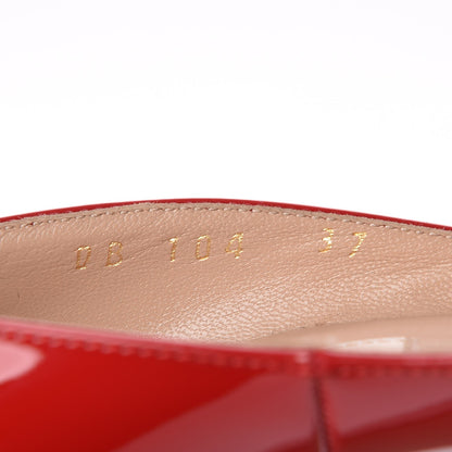 Valentino Garavani Patent Tan-Go Mary Jane Ankle Strap 100mm Pumps 36.5 Rosso Valentino 9 of 9