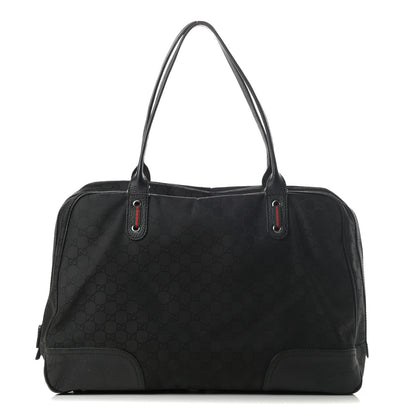 Gucci Monogram Large Princy Duffle Bag Black 1 of 16