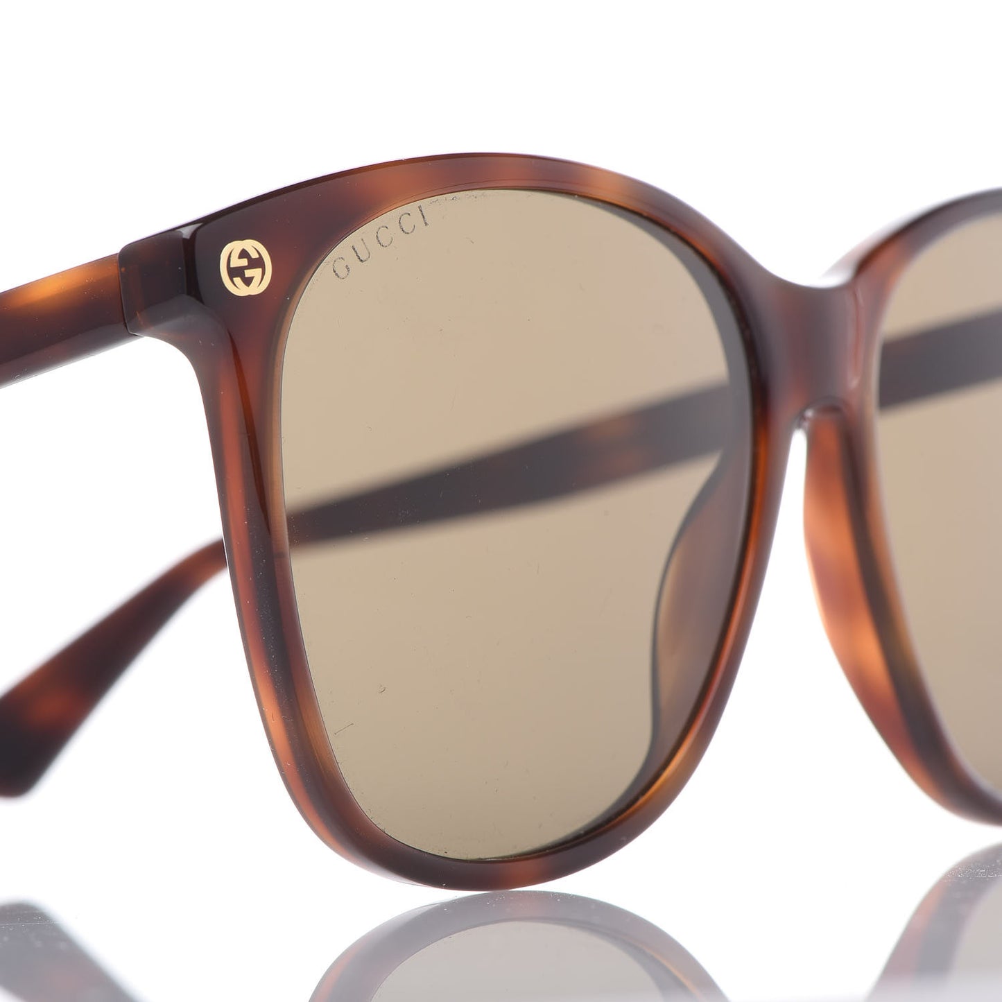 Acetate Round GG Sunglasses GG0024S Tortoise