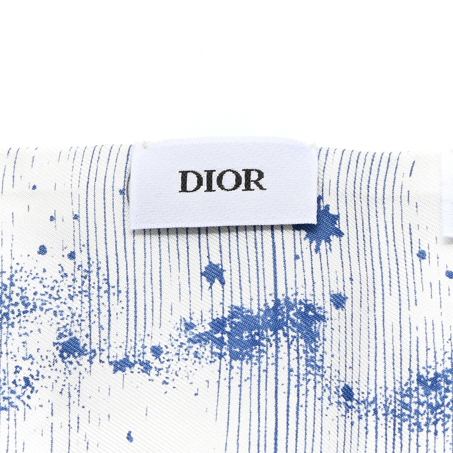 Silk ABCDior Tarot C Mitzah Scarf Blue