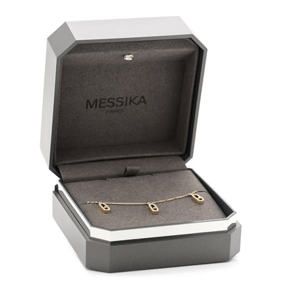 Messika 18K Yellow Gold Diamond Move Uno Pave Drop Choker Necklace 8 of 8