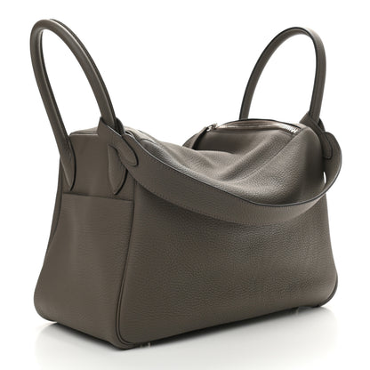 Hermes Taurillon Clemence Lindy 30 Etain 3 of 11
