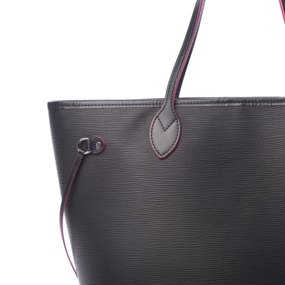Louis Vuitton Epi Neverfull MM Black Hot Pink 8 of 17
