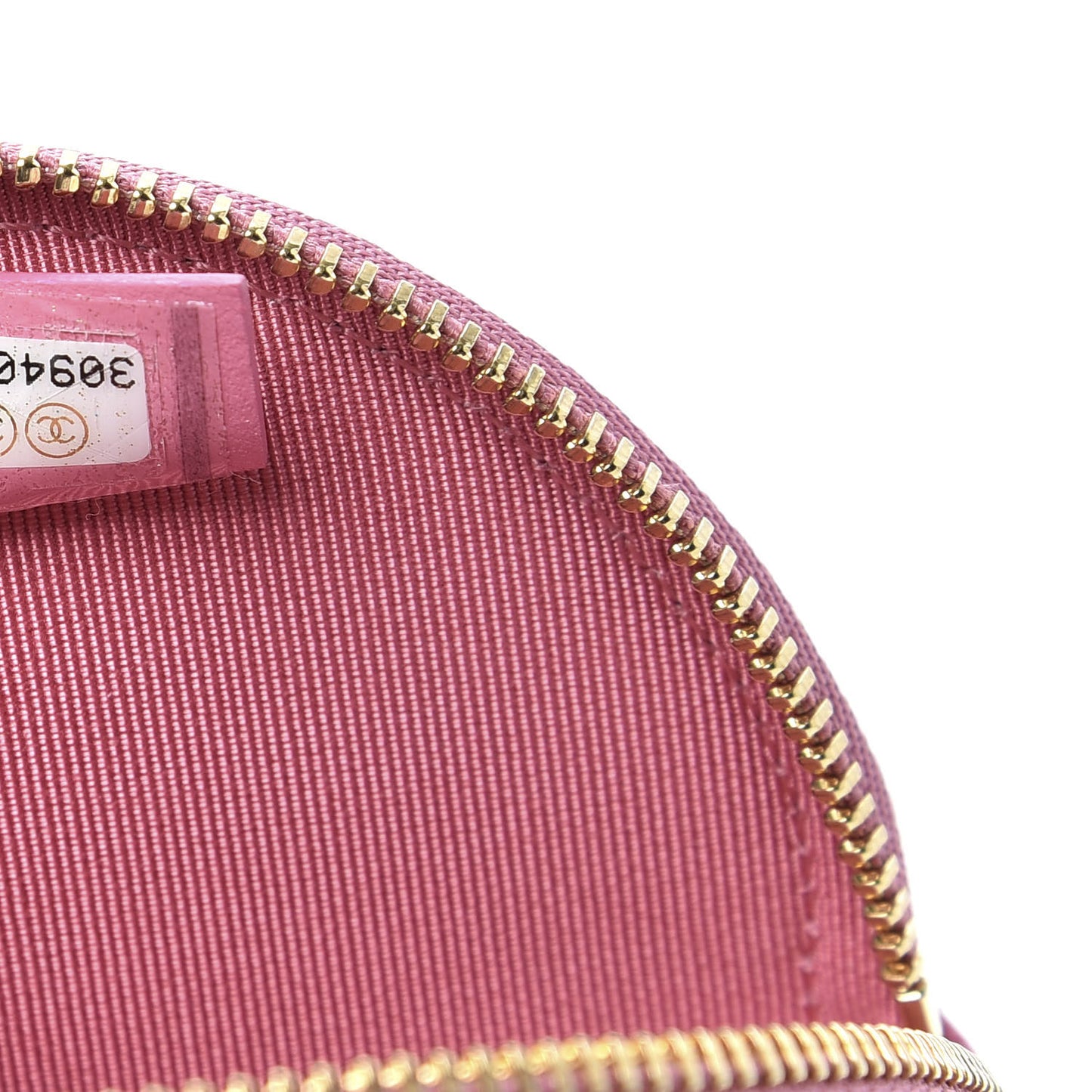 Caviar Quilted Coin Purse Pink