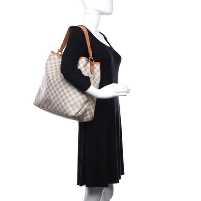 Louis Vuitton Damier Azur Delightful MM Rose Ballerine 2 of 15
