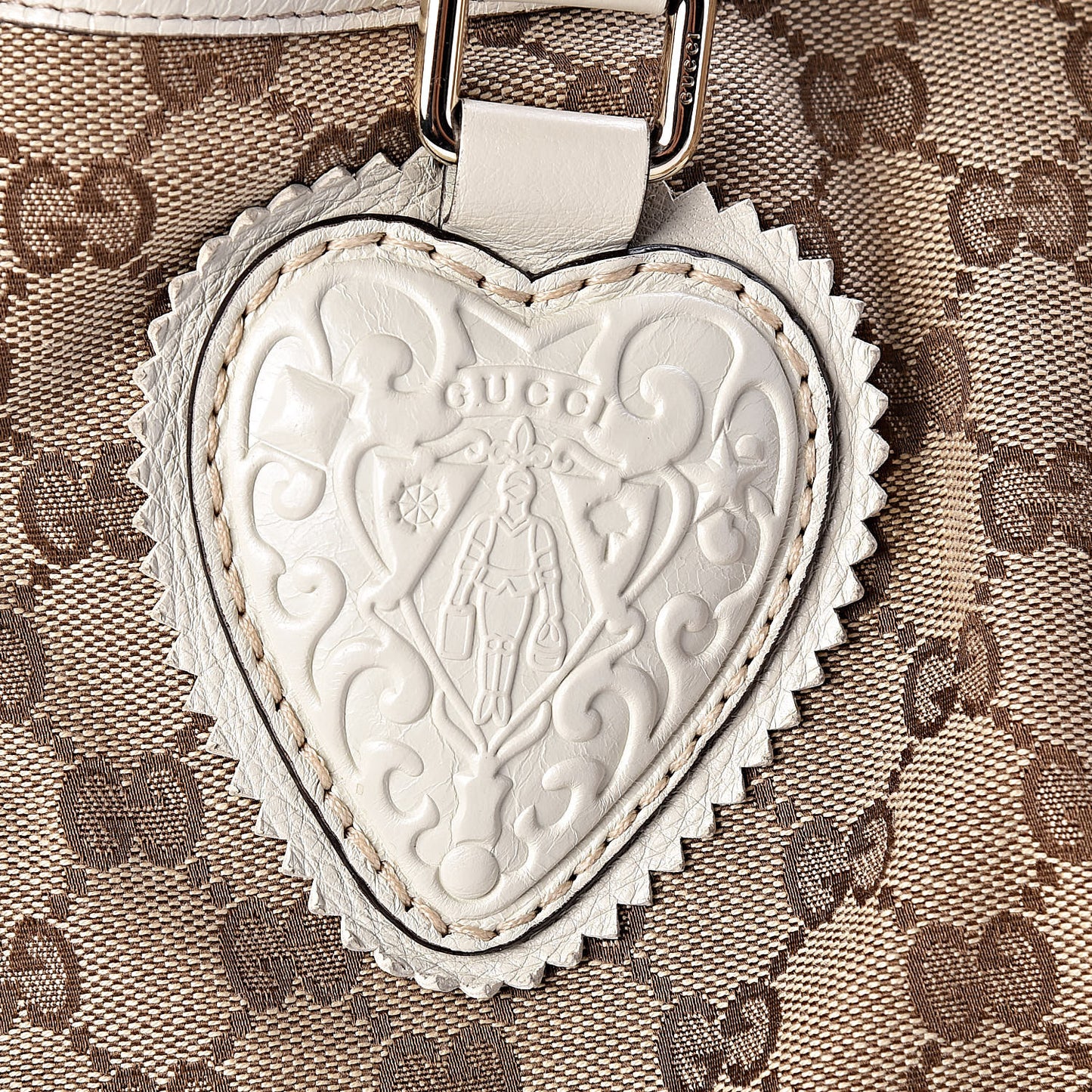 Monogram Large Tribeca Tote Off White