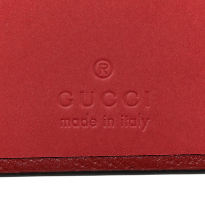 Gucci GG Supreme Monogram Pattern Red Cat Notebook Beige Multicolor New Acero 6 of 7