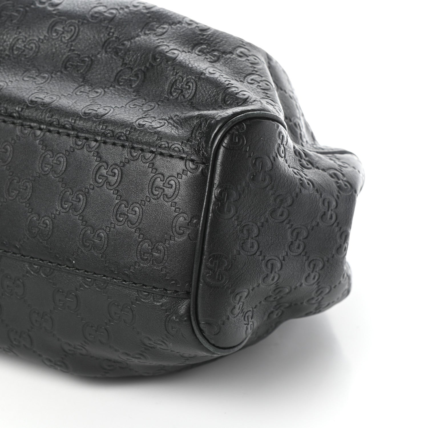 Gucci Guccissima Medium Sukey Tote Black 9 of 9