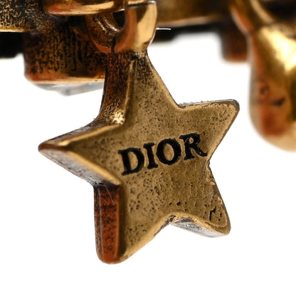 Christian Dior Pearl Crystal J'Adior Earrings Aged Gold 4 of 5