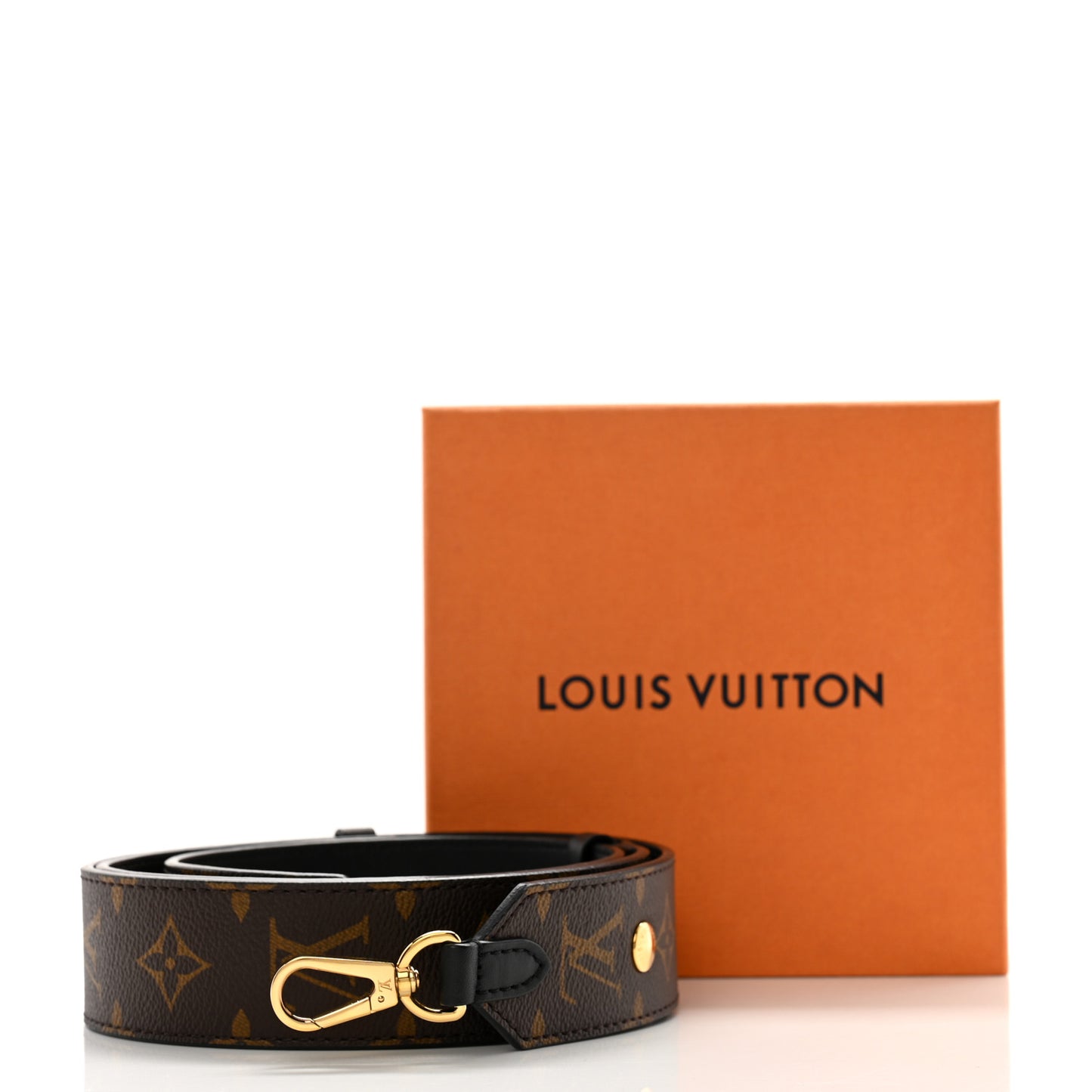 Monogram Adjustable Bandouliere Shoulder Strap Black