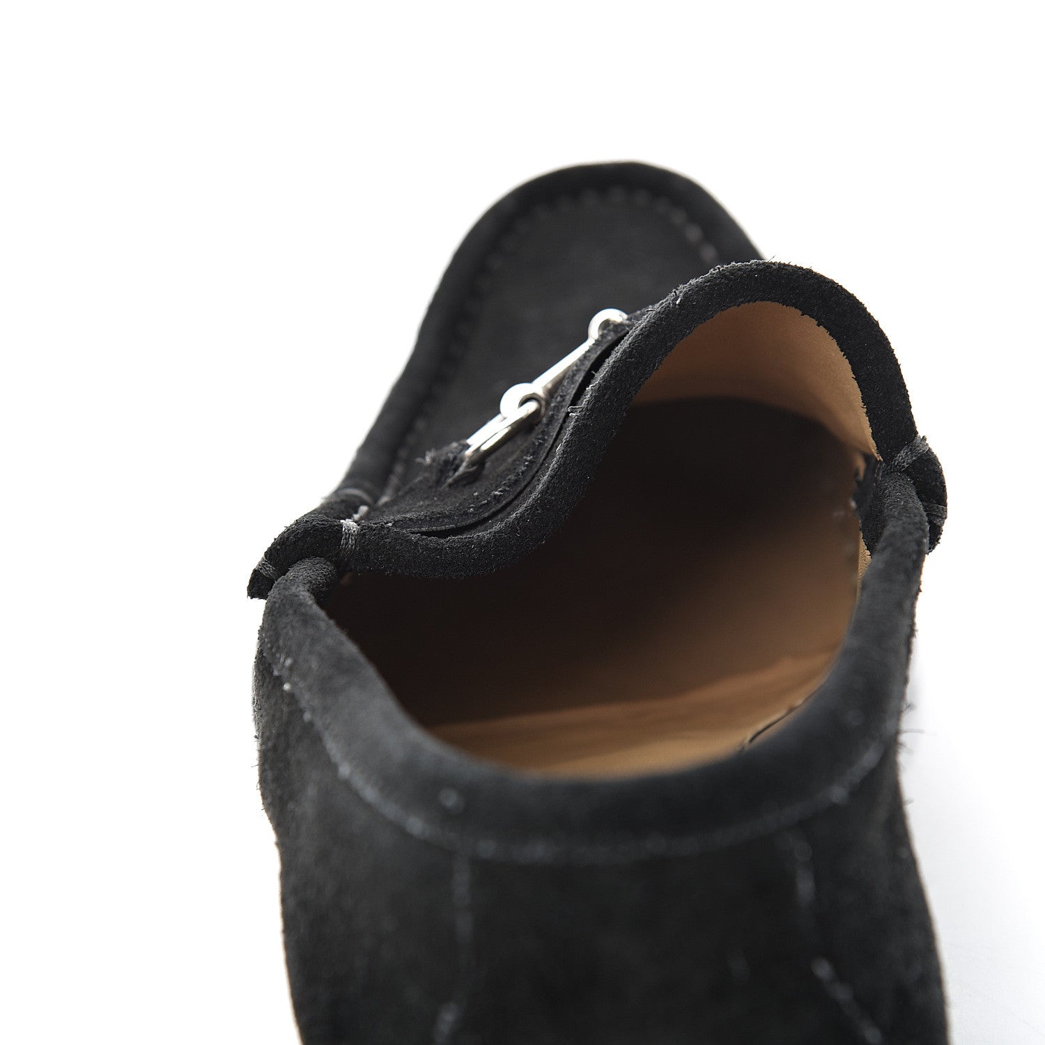 Gucci Suede Mens Horsebit Moccasin Loafers 11 Black 13 of 18