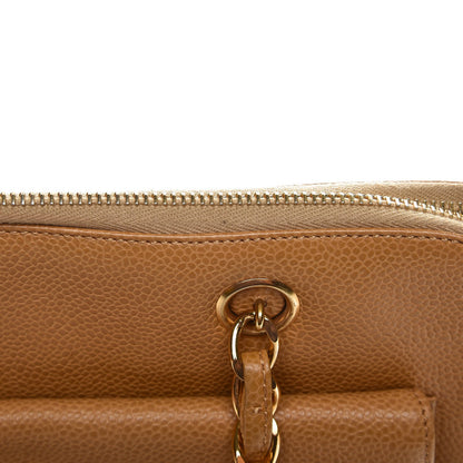 Chanel Caviar Flap Shoulder Bag Beige 6 of 11
