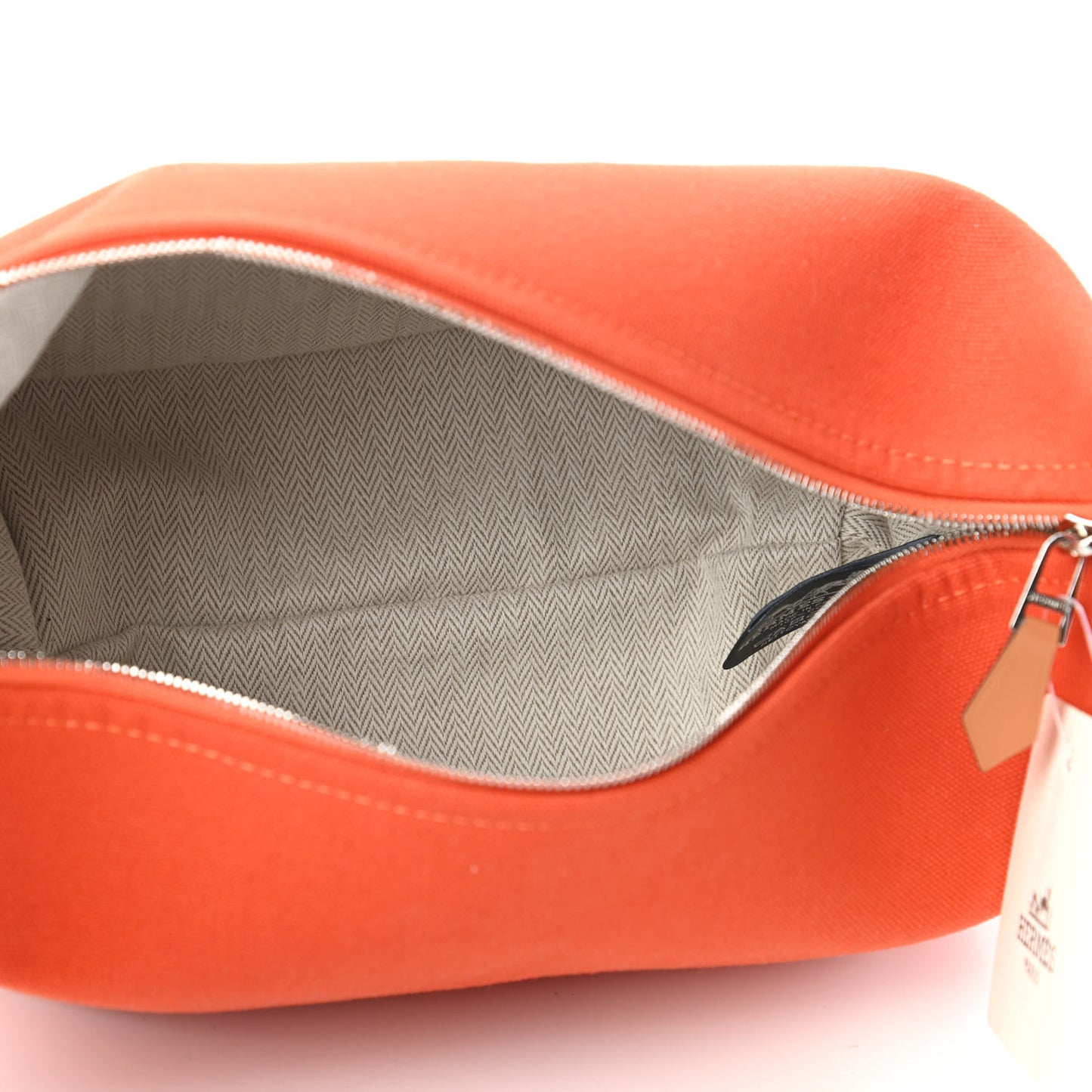 Canvas Small Bride-A-Brac Pouch Orange Burgundy