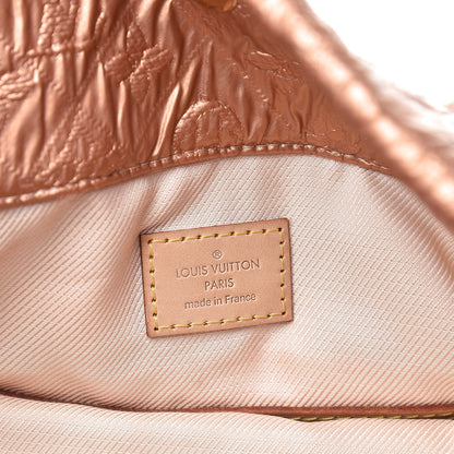 Louis Vuitton Jacquard Quilted Monogram Limelight Clutch GM Rose Gold 6 of 15