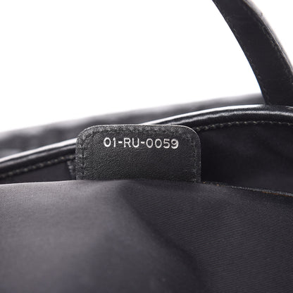 Christian Dior Coated Canvas Cannage Medium Panarea Tote Black 7 of 16