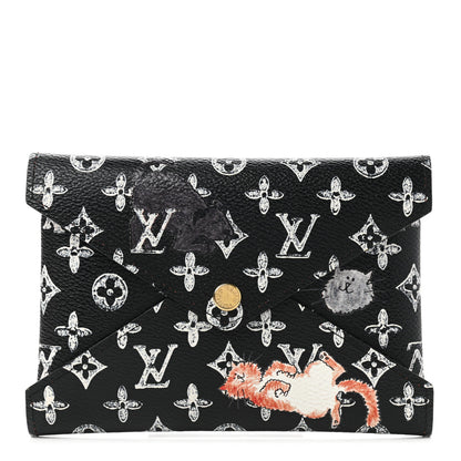 Louis Vuitton Catogram Medium Kirigami Pochette Black 1 of 8