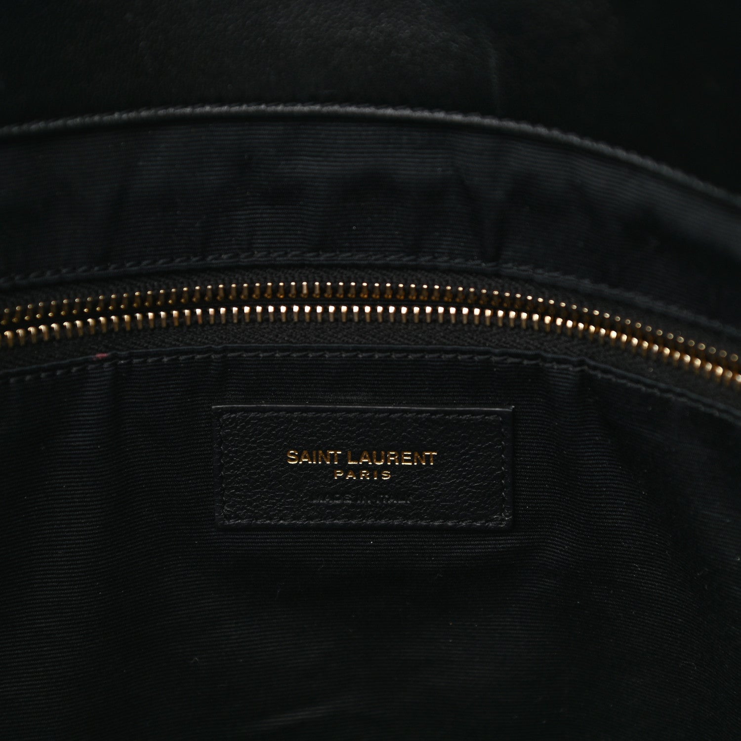 Saint Laurent Lambskin Quilted Maxi Icare Shopping Tote Black 7 of 10
