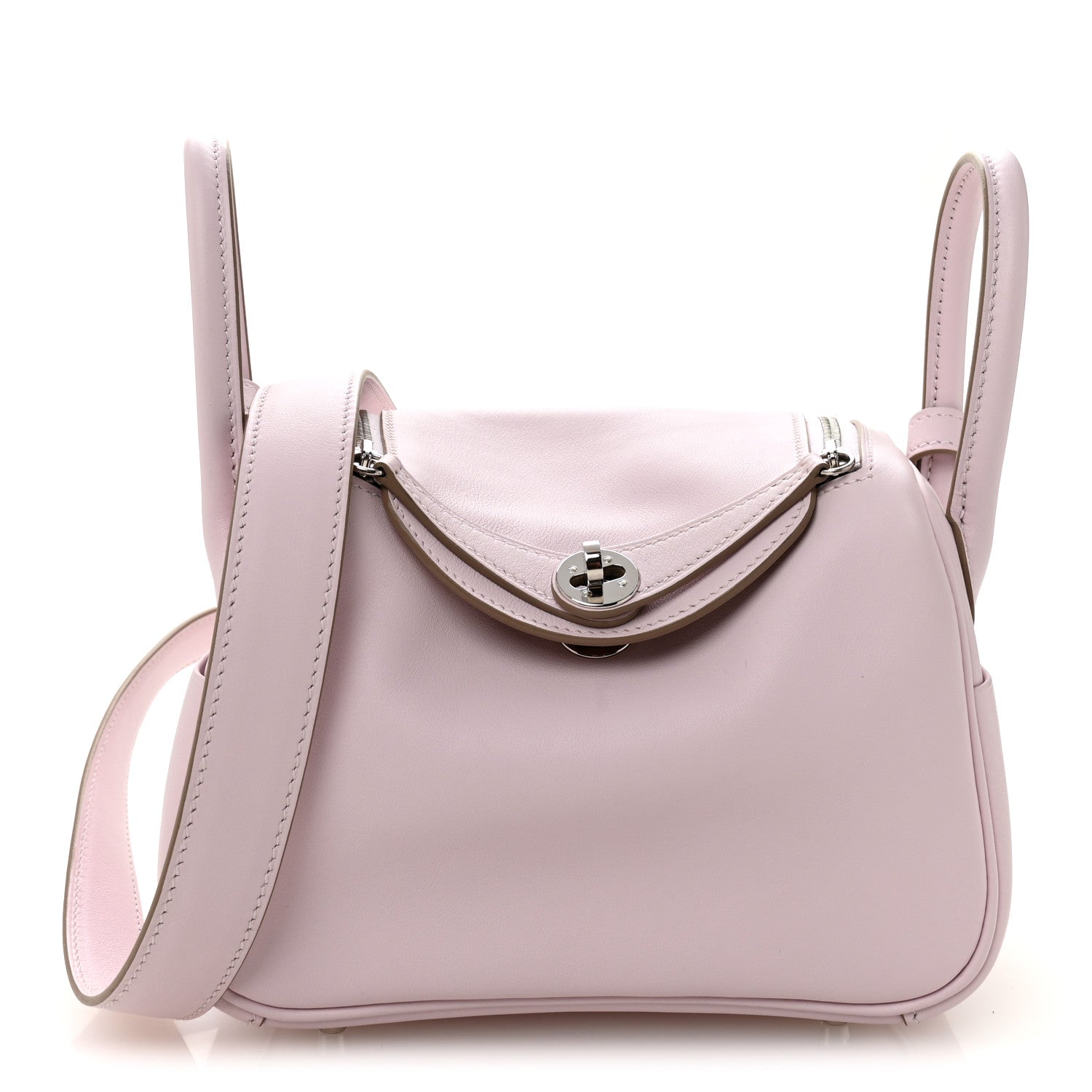 Hermes Swift Verso Mini Lindy 20 Mauve Pale Gold 1 of 10