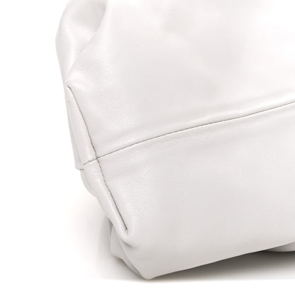 Bottega Veneta Smooth Butter Calf The Pouch Oversized Clutch Mist 10 of 12