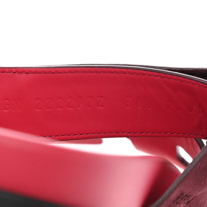 Hermes Suede Goatskin Womens Chypre Sandals 36.5 Rouge Marsala 8 of 8