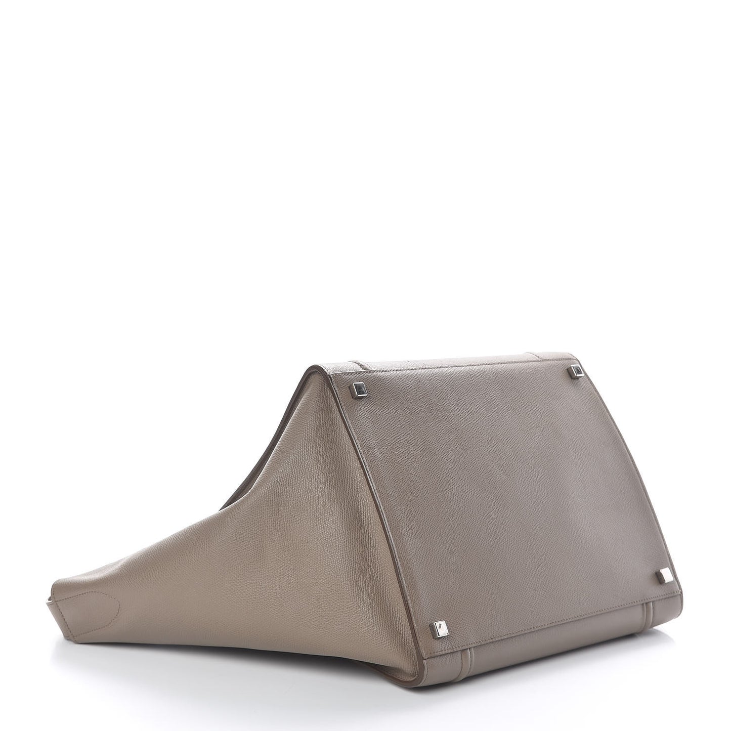Grained Calfskin Medium Phantom Luggage Taupe