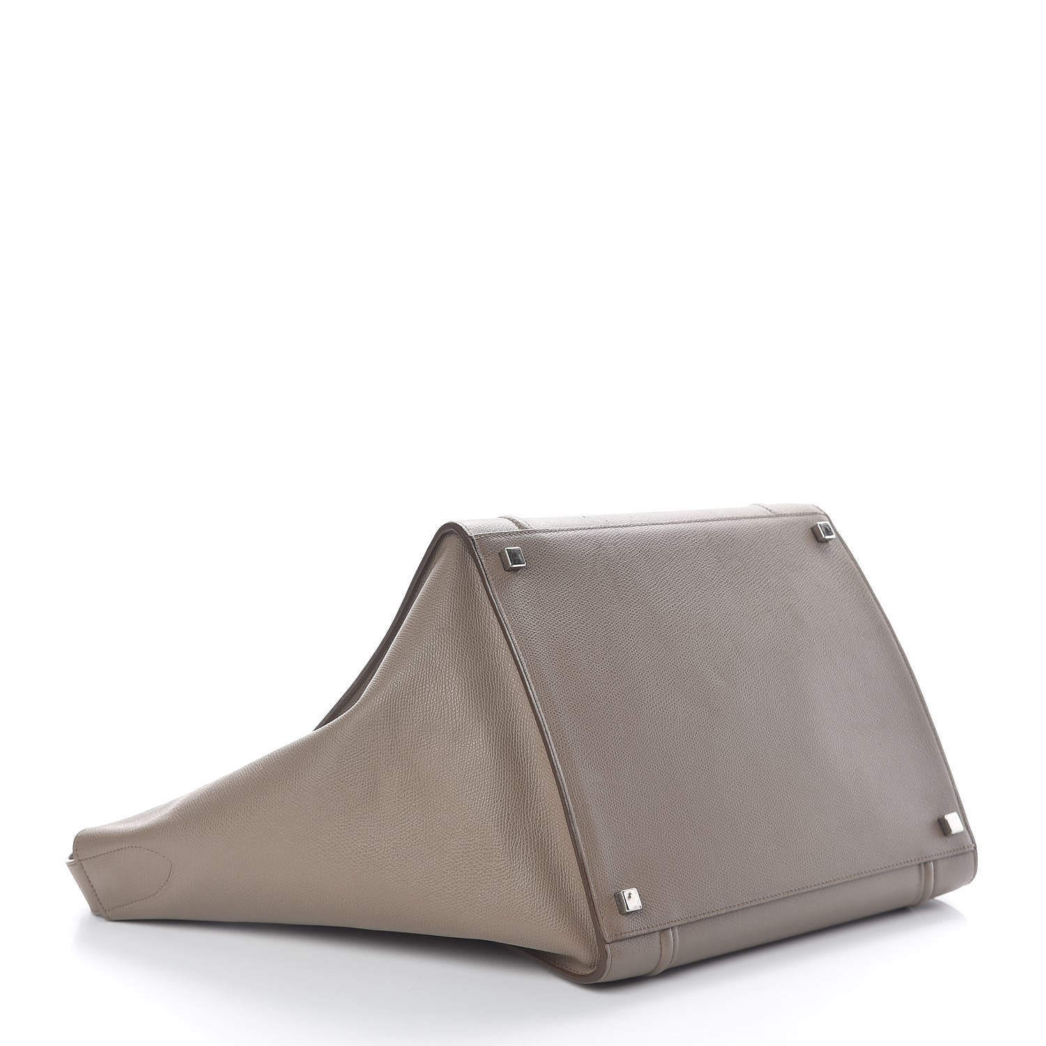 Celine Grained Calfskin Medium Phantom Luggage Taupe 4 of 9