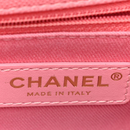 Chanel Caviar Quilted Small Coco Handle Flap Pink 9 of 19