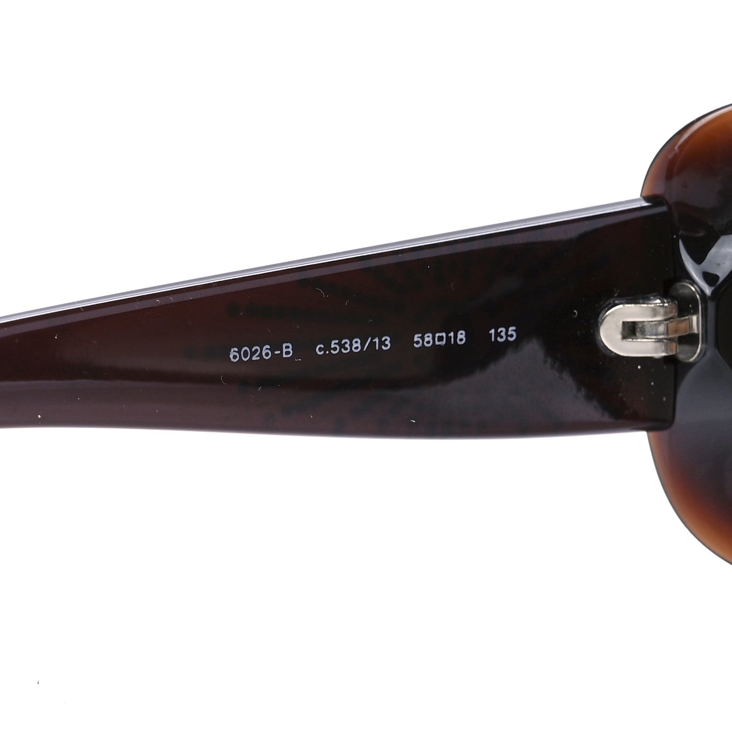 Chanel Crystal CC Logo Sunglasses 6026-B Brown 5 of 8